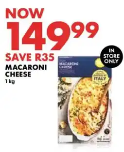 Woolworths Macarcin cheese offer