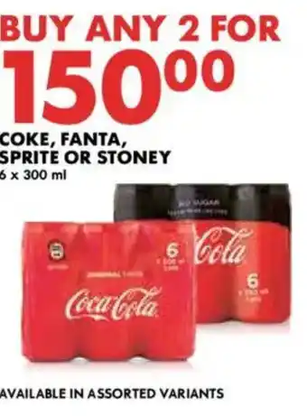 Woolworths Coke, fanta, sprite or stoney offer