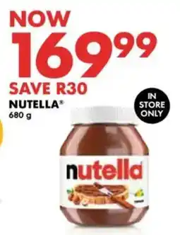 Woolworths Nutella offer
