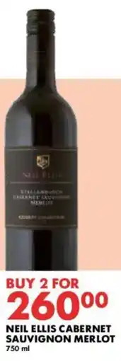 Woolworths Neil ellis cabernet sauvignon merlot offer