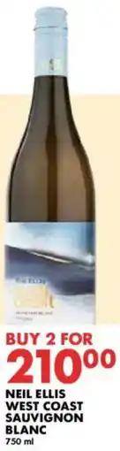 Woolworths Neil ellis west coast sauvignon blanc offer