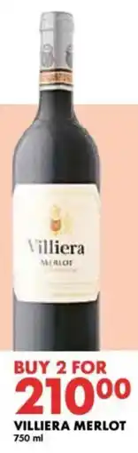 Woolworths Villiera merlot offer