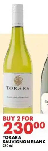 Woolworths Tokara sauvignon blanc offer