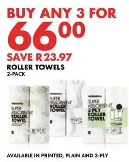 Woolworths Roller towels offer