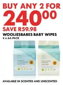 Woolworths Wooliesbabes baby wipes offer