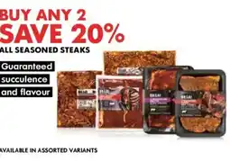 Woolworths All seasoned steaks offer