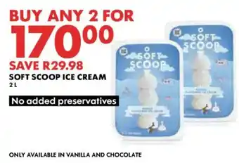 Woolworths Soft scoop ice cream offer