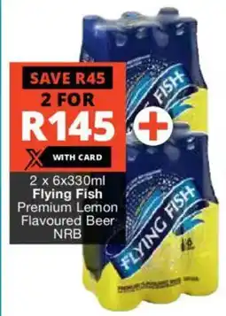 Checkers Liquor Shop Flying Fish Premium Lemon Flavoured Beer NRB offer