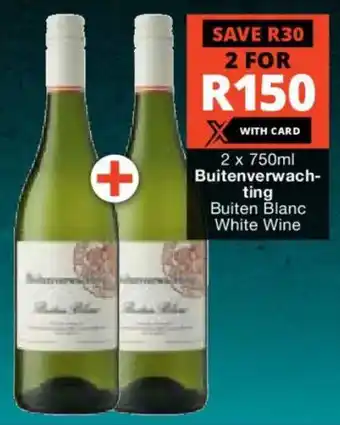 Checkers Liquor Shop Buitenverwachting Buiten Blanc White Wine offer