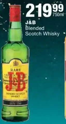 Checkers Liquor Shop J&B Blended Scotch Whisky offer
