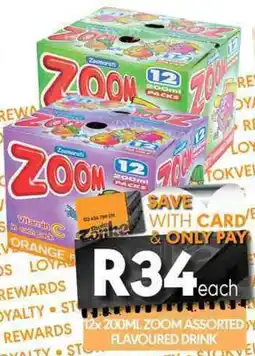 OBC Meat & Chicken Zoom assorted flavoured drink offer