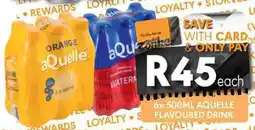 OBC Meat & Chicken Aquelle flavoured drink offer