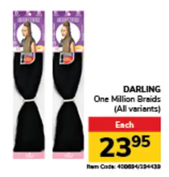 Jumbo DARLING One Million Braids offer