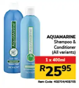 Jumbo AQUAMARINE Shampoo & Conditioner offer