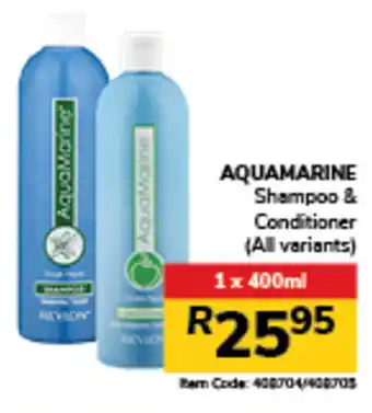 Jumbo AQUAMARINE Shampoo & Conditioner offer