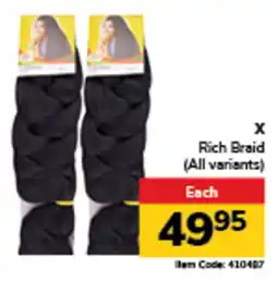 Jumbo X Rich Braid offer