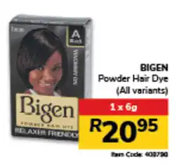 Jumbo BIGEN Powder Hair Dye offer
