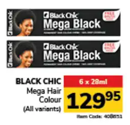 Jumbo BLACK CHIC Mega Hair Colour offer