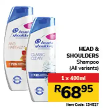 Jumbo Head & Shoulders Shampoo offer