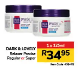 Jumbo DARK & LOVELY Relaxer Precise Regular or Super offer