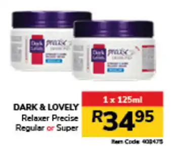Jumbo DARK & LOVELY Relaxer Precise Regular or Super offer