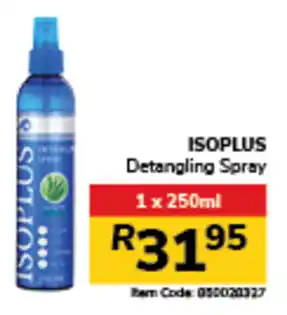 Jumbo ISOPLUS Detangling Spray offer