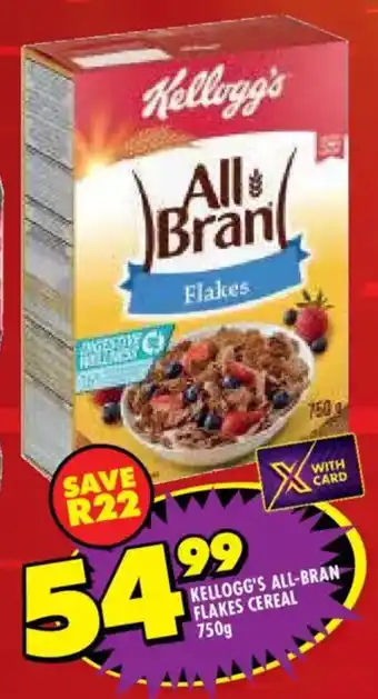 Shoprite Kellogg's all-bran flakes cereal offer