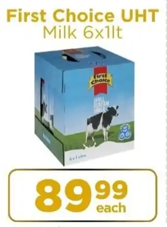Check Star First Choice UHT Milk offer