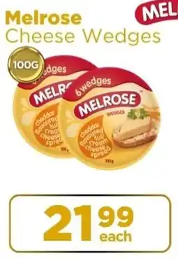 Check Star Melrose Cheese Wedges offer