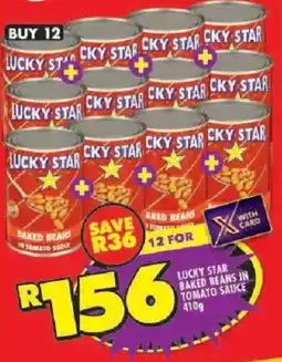 Shoprite Lucky star baked beans in tomato sauce offer
