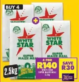 Shoprite White star super maize meal offer