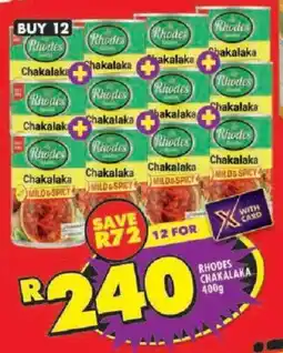 Shoprite Rhodes chakalaka offer