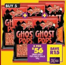 Shoprite Simba ghost pops maize snack offer