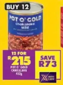 Shoprite Pot o' gold chakalaka offer