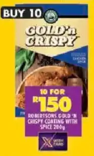 Shoprite Robertsons gold 'n crispy coating with spice offer