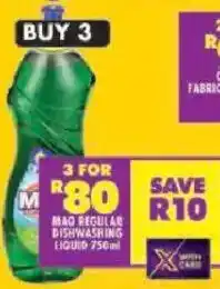 Shoprite Maq regular dishwashing liquid offer