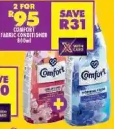 Shoprite Comfort fabric conditioner offer