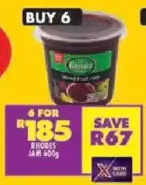 Shoprite Rhodes jam offer