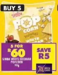 Shoprite Simba white cheddar popcorn offer