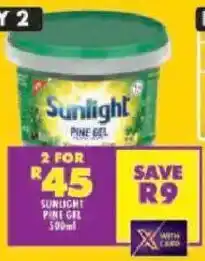 Shoprite Sunlight pine gel offer