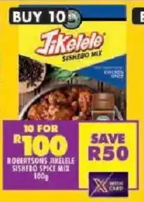 Shoprite Robertsons jikelele sishero spice mix offer