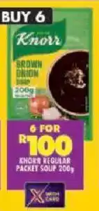 Shoprite Knorr regular packet soup offer