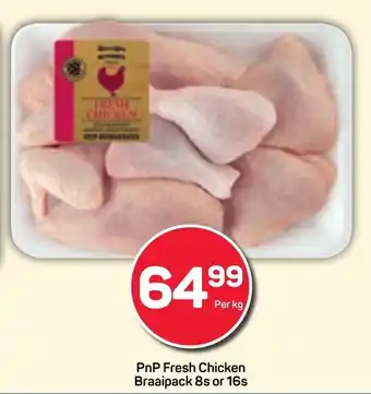 Pick n Pay Hypermarket PnP Fresh Chicken Braaipack offer