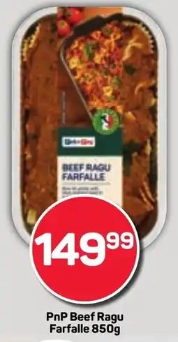 Pick n Pay Hypermarket PnP Beef Ragu Farfalle offer