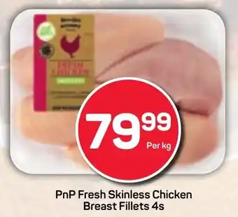 Pick n Pay Hypermarket PnP Fresh Skinless Chicken Breast Fillets offer
