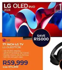Kloppers LG 77" OLED Evo TV offer