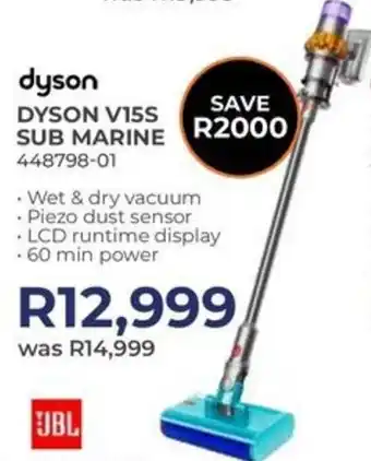 Kloppers Dyson v15s sub marine offer
