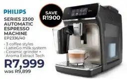 Kloppers Philips series 2300 automatic espresso machine offer