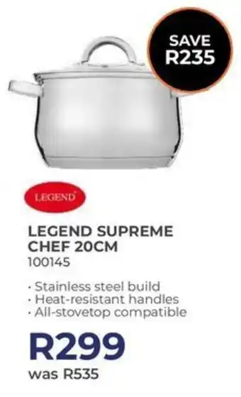 Kloppers Legend supreme chef offer