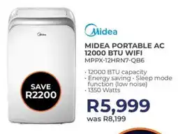Kloppers Midea portable ac 12000 btu wifi offer